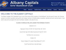 Tablet Screenshot of albanycapitals.org